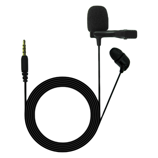 JBLCSLM20-Microfone de lapela com fone de ouvido