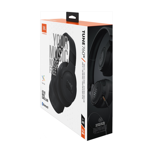【新品同様】JBL TUNE 760NC ワイヤレスヘッドホン ブラック JBL Tune 760NC | Fones de ouvido over-ear sem fios com