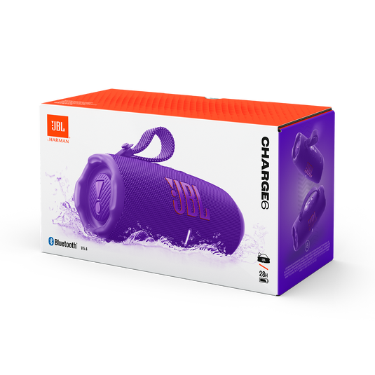 JBL Charge 6 | Caixa de som Bluetooth portátil à prova d'água e de