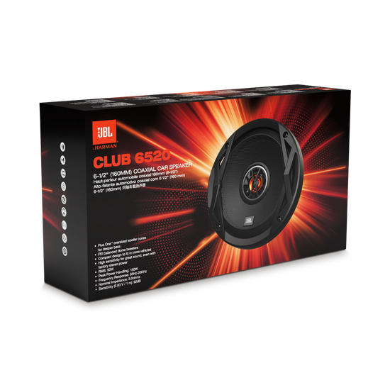カーオーディオ JBL CLUB 6520(3way) Club 6520 | Alto-falante coaxial automotivo de 160 mm (6-1/2″)