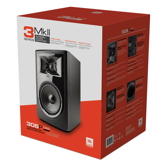 JBL 306P MkII Monitor de referência de estúdio ativo de duas