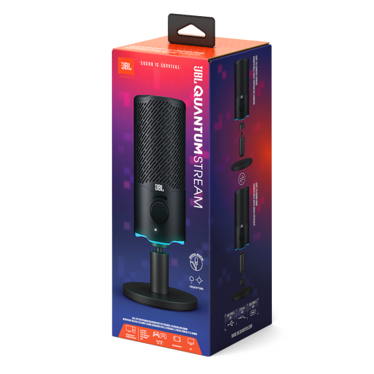 JBL QUANTUM STREAM USBスタンドアロン JBL Quantum Stream Studio – Microfone USB premium de padrão