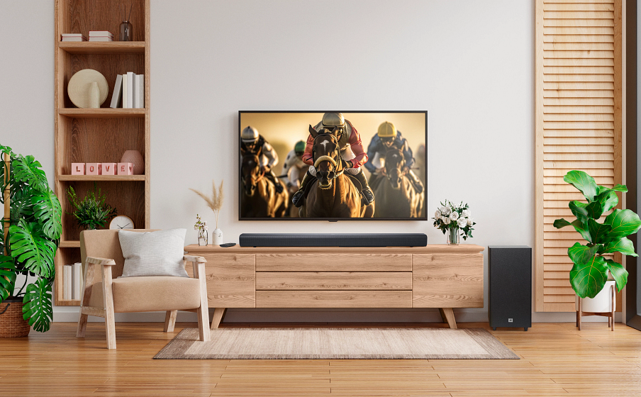 JBL Cinema SB580 | Soundbar 3.1 canais com Dolby Atmos virtual e