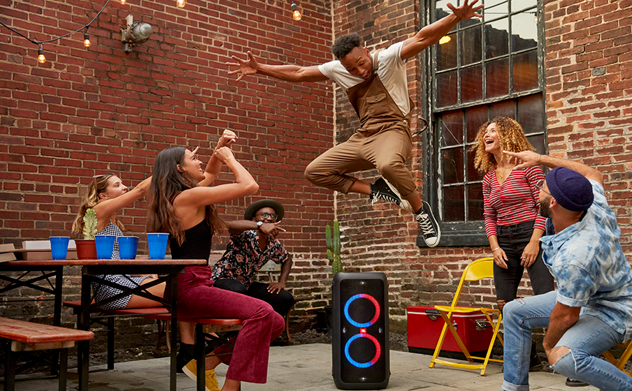 JBL PartyBox 300 | Caixa de som portátil para festas com Bluetooth