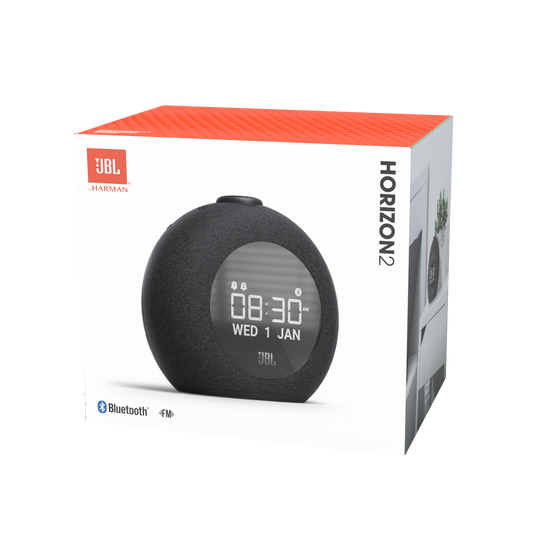 JBL Horizon 2 Rádio-relógio FM com Bluetooth Preto - Fujioka