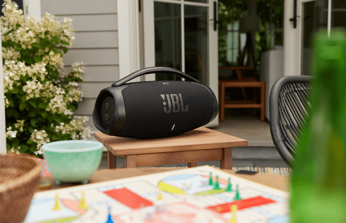 Étui De Transport Camouflage Pour JBL Boombox 3 / Boombox 3 Wi-Fi – Bandoulière + Poches Accessoires