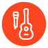 Entradas de guitarra y micrófono del JBL Partybox 710 - Imagen