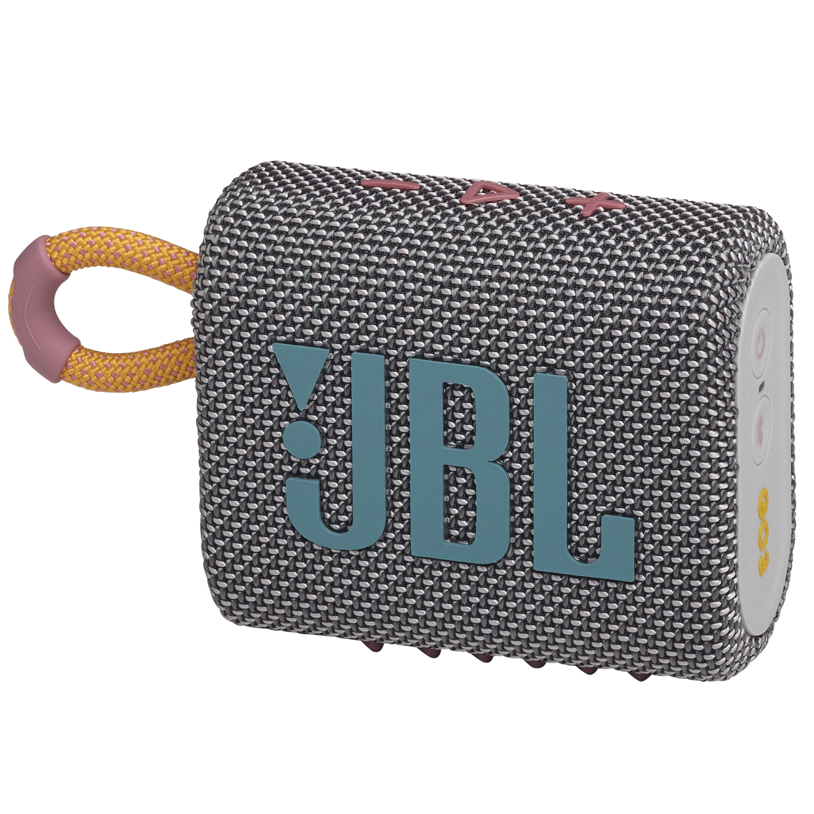 JBL Go 3 - Grey - Portable Waterproof Speaker - Hero