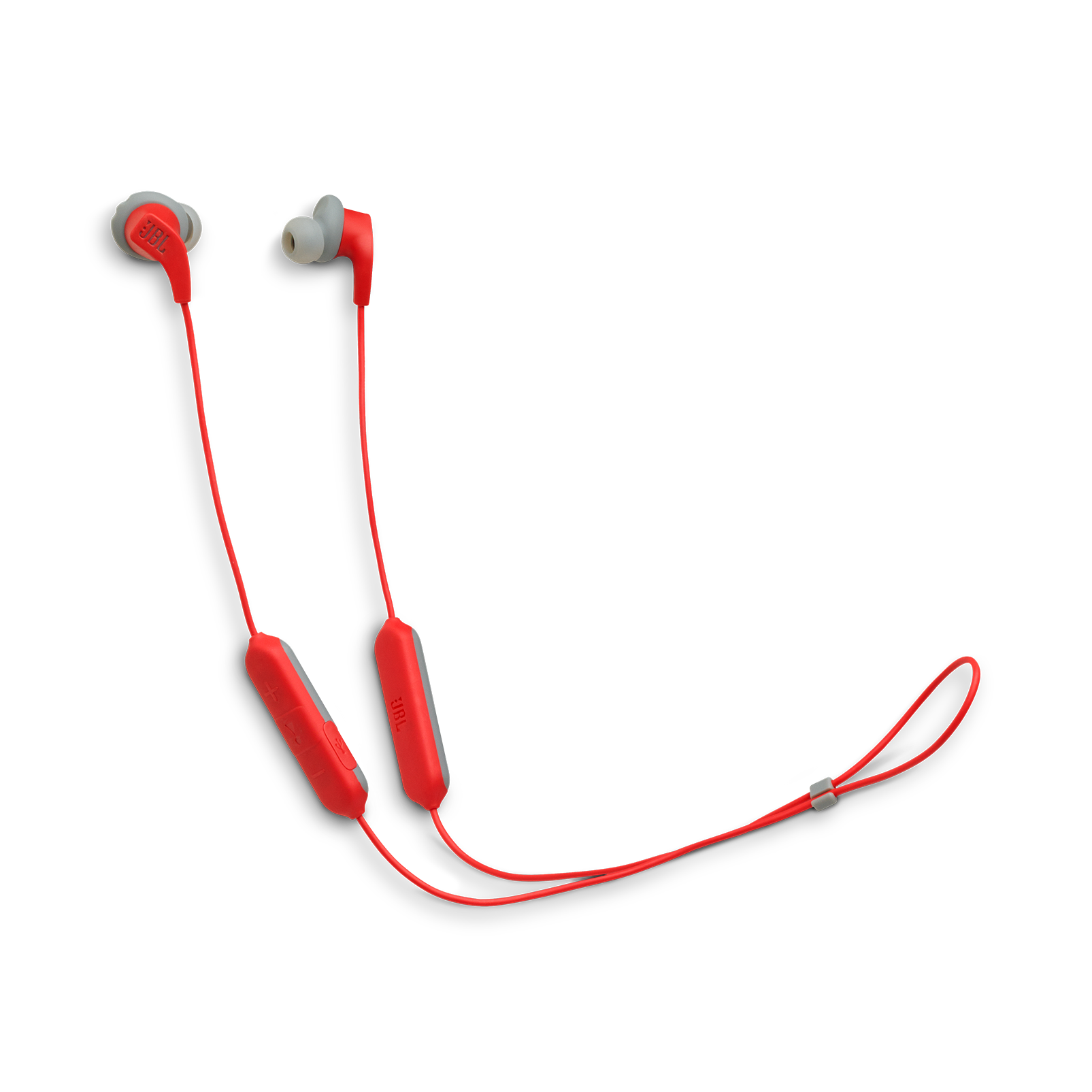 JBL Endurance RUNBT - Red - Sweatproof Wireless In-Ear Sport Headphones - Hero