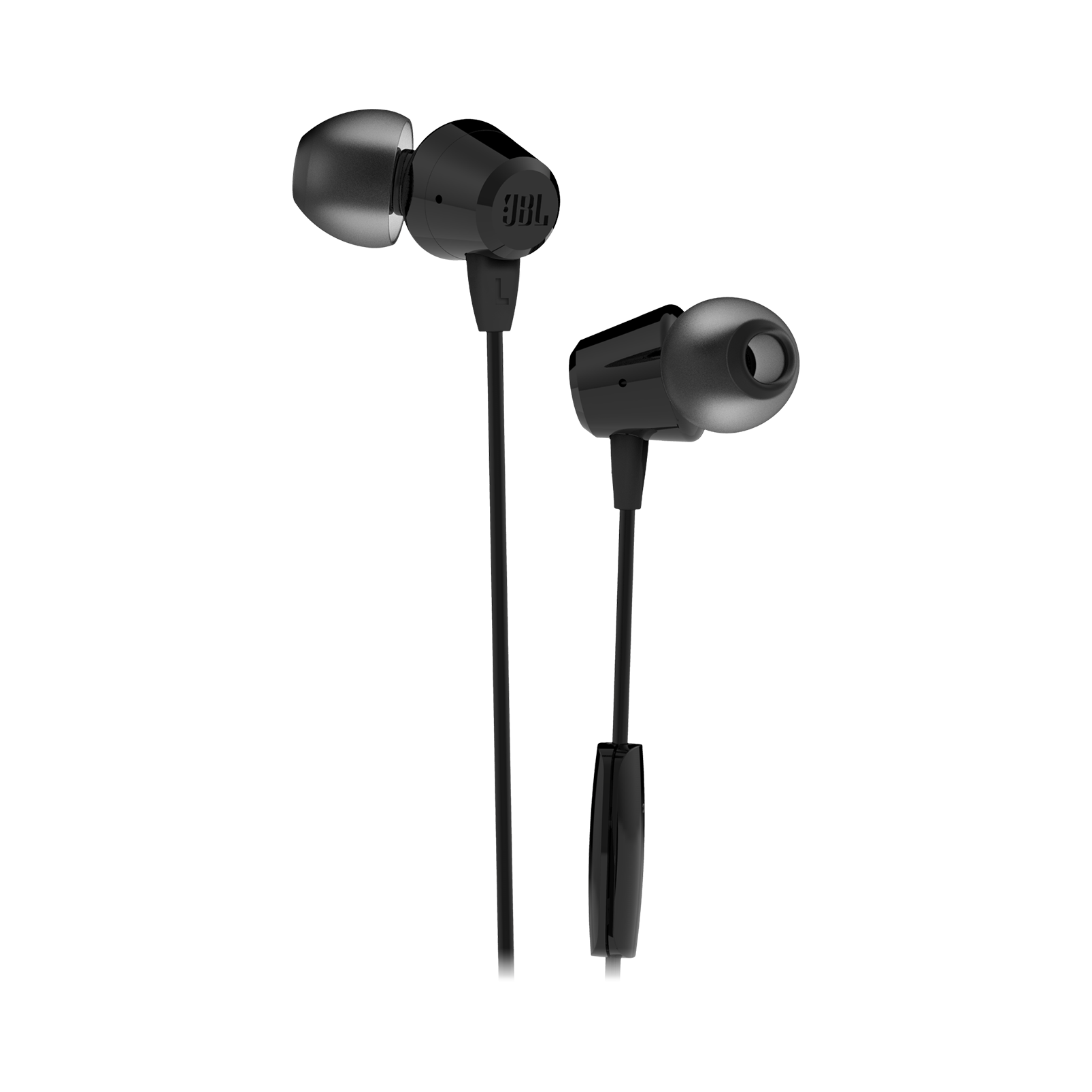 JBL C50HI - Black - In-Ear Headphones - Hero