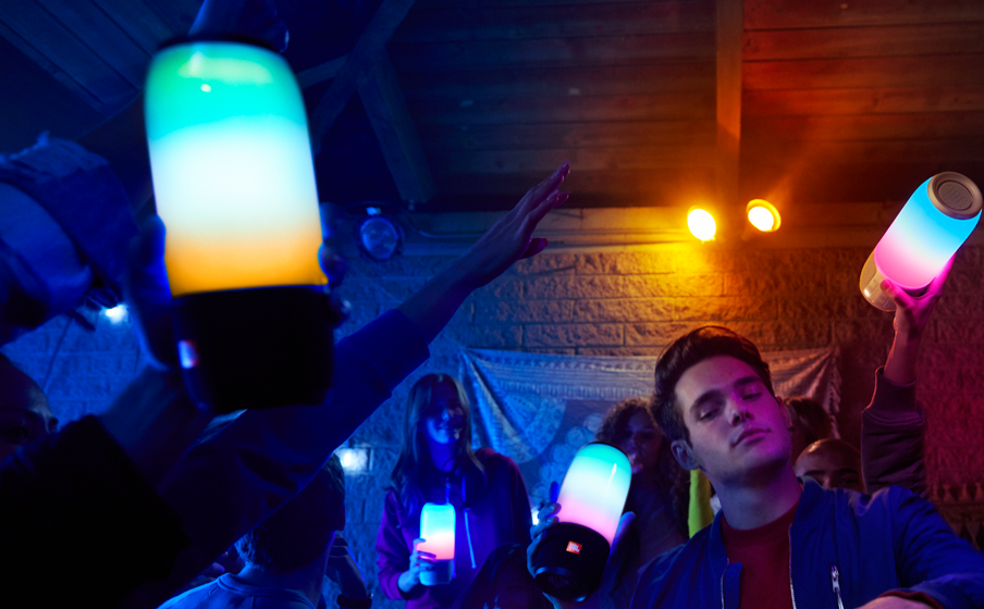 Show de luzes e som de 360°