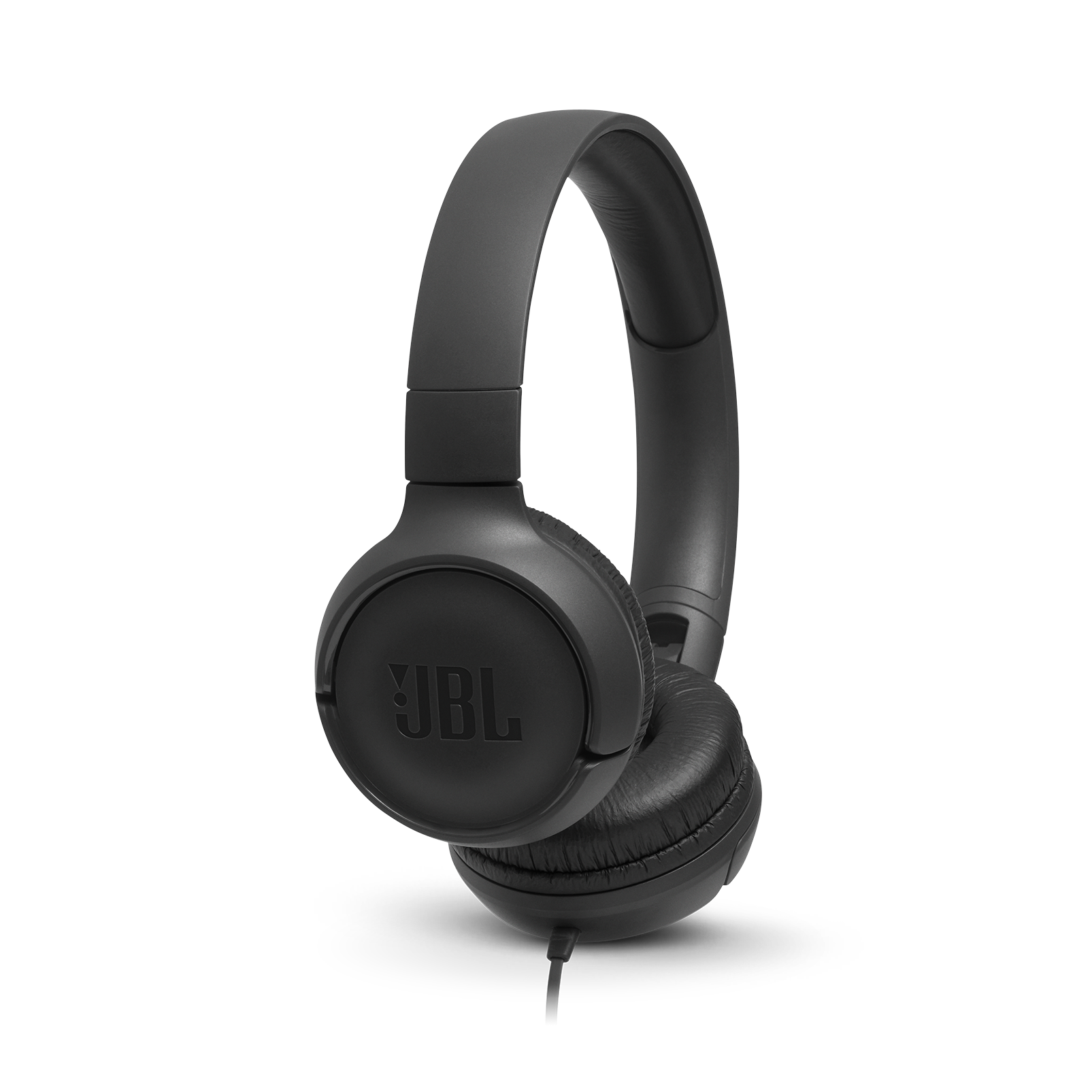 JBL TUNE 500 - Black - Wired on-ear headphones - Hero