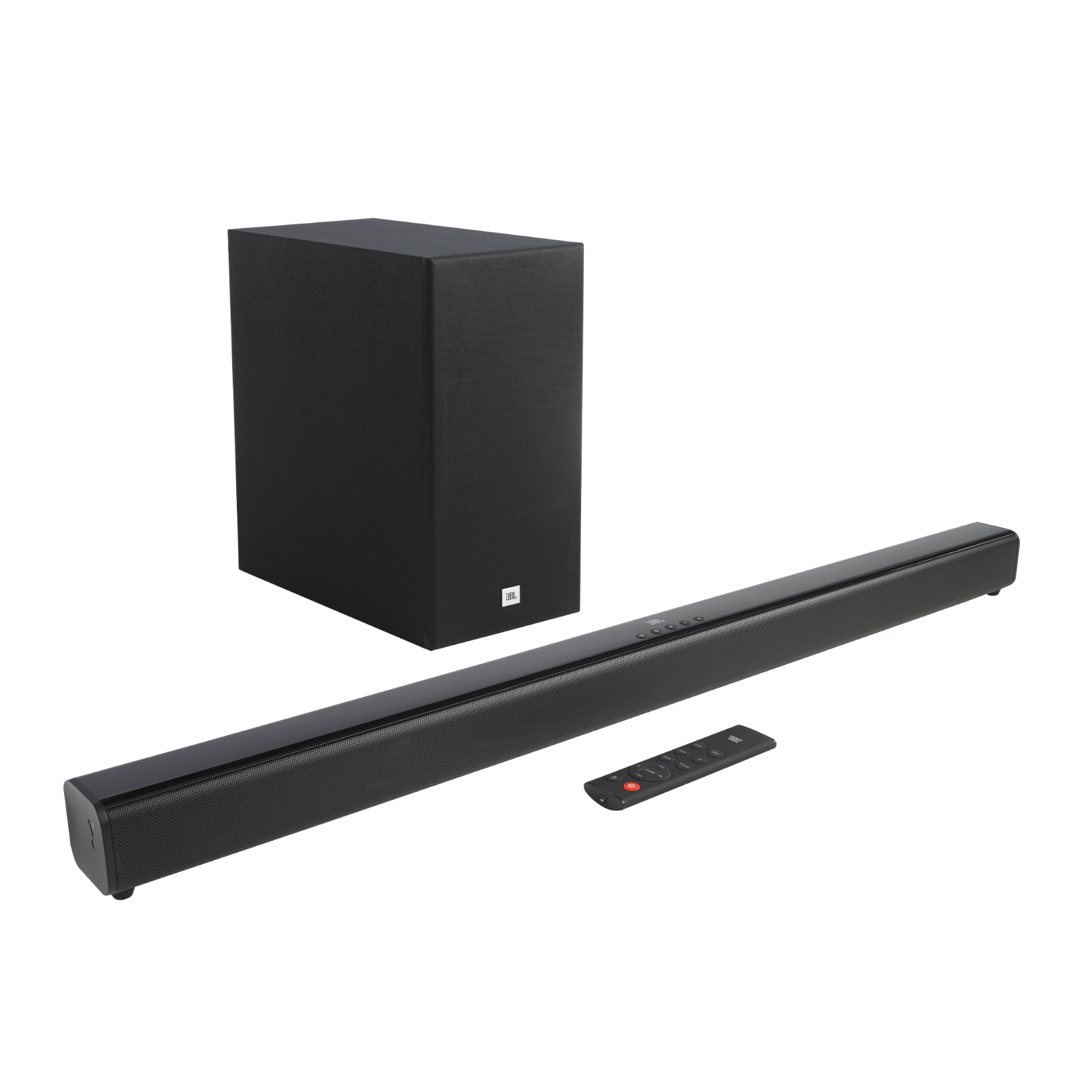 JBL Cinema SB160 - Black - 2.1 Channel soundbar with wireless subwoofer - Hero