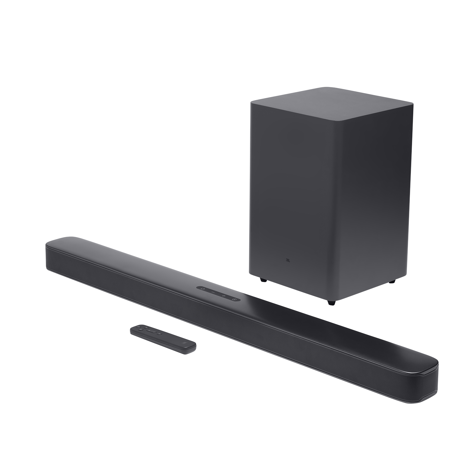 JBL Bar 2.1 Deep Bass - Black - 2.1 channel soundbar with wireless subwoofer - Hero