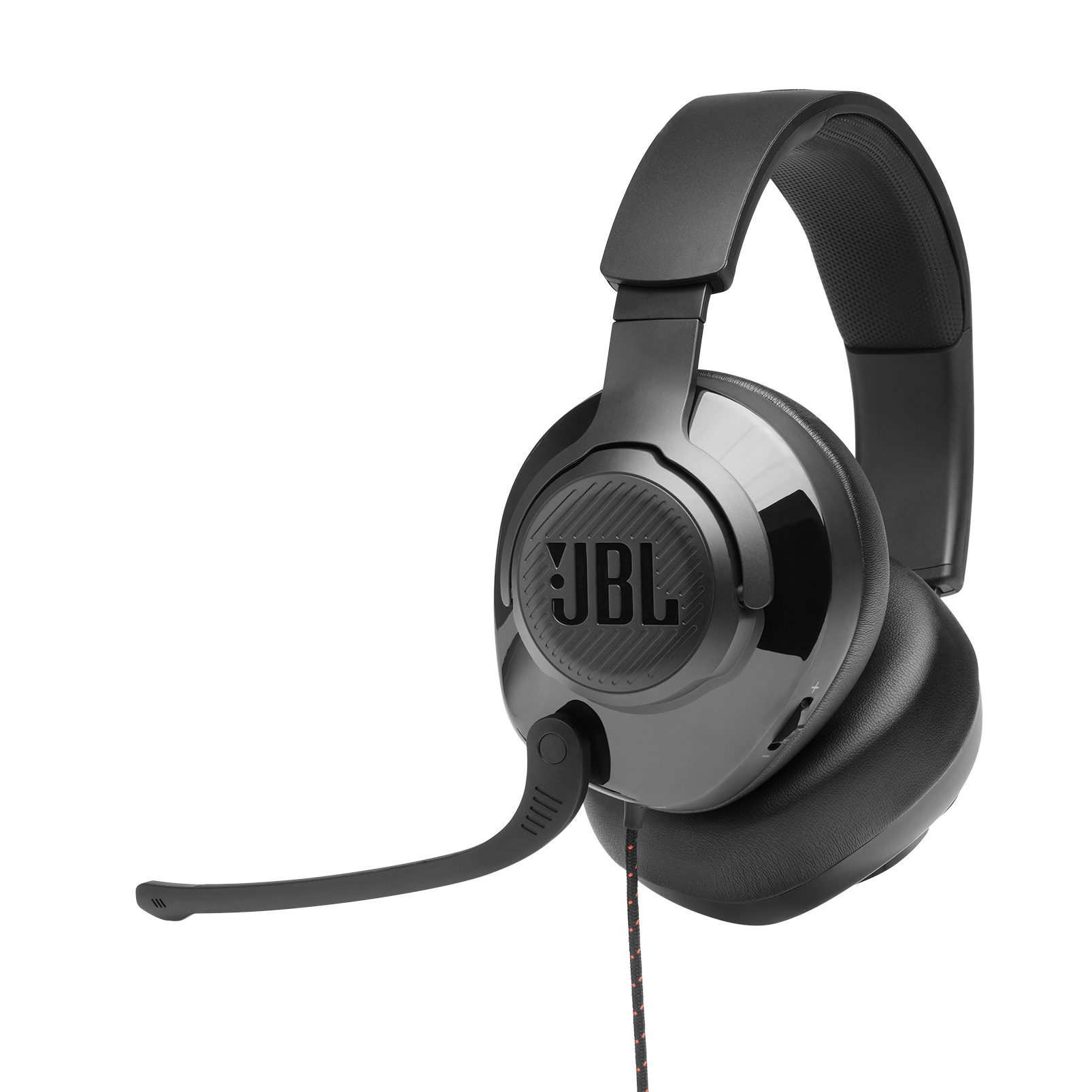 JBL Quantum 200 | Headset over-ear para jogos, com fio e microfone flip-up